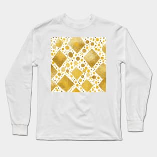 Geometric golden pattern Long Sleeve T-Shirt